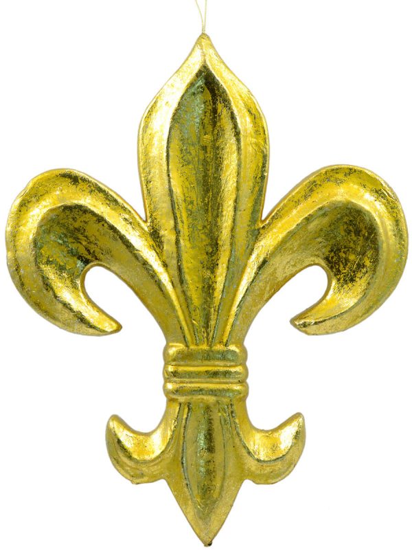 16  Gold Leaf Fleur De Lis Decoration Online Hot Sale