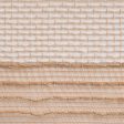 21  Poly Jute Deco Mesh: Natural & Ivory Wide Stripe (10 Yards) For Discount