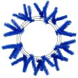 15-24  Work Wreath Form: Royal Blue Supply