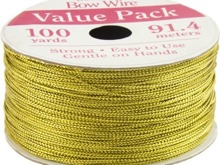 100 Yard Bowdabra Wire Roll: Gold For Sale