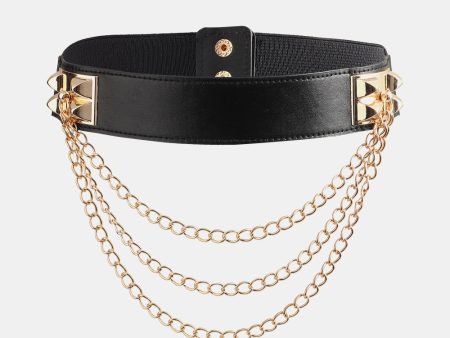 Elastic Belt with Chain Sale