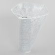 10  Poly Mesh Rolls: Deluxe Wide White Laser Silver Foil For Cheap