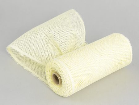 10  Paper Mesh Roll: Cream (10 Yards) For Cheap