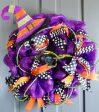 10  Witch Hat Decoration: Purple, Orange & Lime Green Cheap