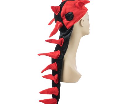 Dragon Hat: Red & Black For Sale