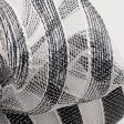 10  Poly Deco Mesh: Black White Foil Stripe For Cheap