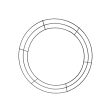 12-inch Wire Wreath Form: 3-Wire Black For Cheap