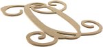 12  Wood Letter Vine Monogram: O Fashion