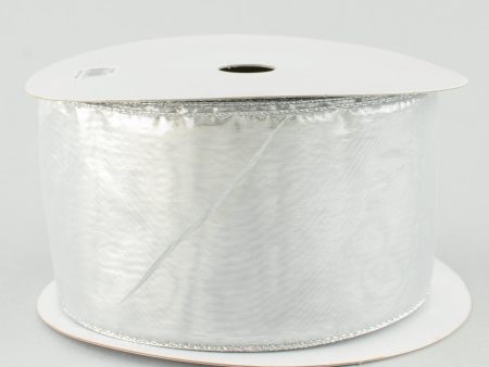 4  Silver Lamé Ribbon (50 Yards) Discount