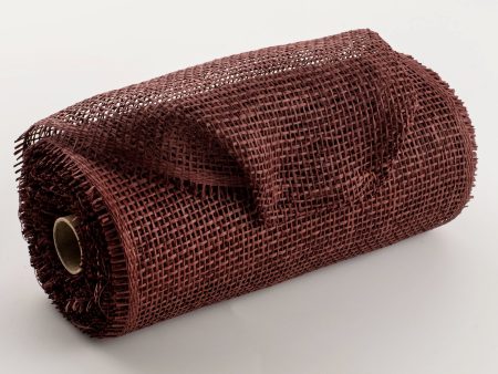 10  Paper Mesh Roll: Burgundy (10 Yards) Discount