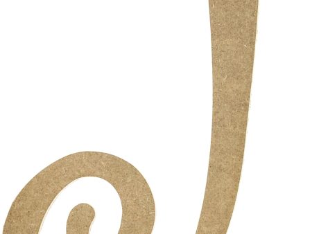 14  Decorative Wooden Curly Letter: J Online now