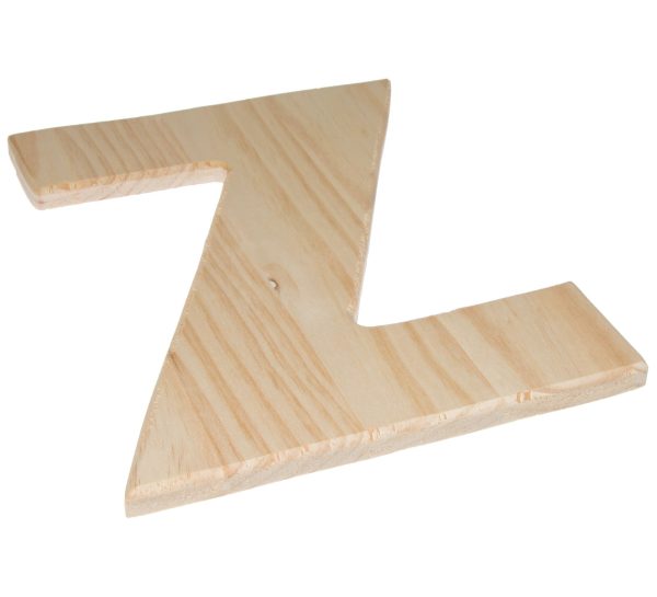 12  Natural Wood Letter: Z Online