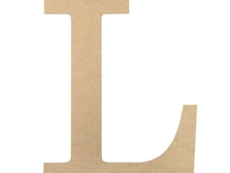 10  Decorative Wood Letter: L Online now