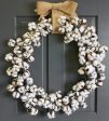 23  Cotton Boll Wreath Supply