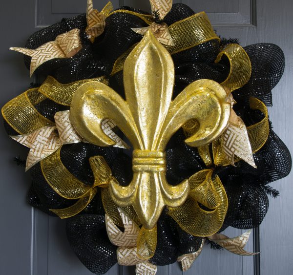 16  Gold Leaf Fleur De Lis Decoration Online Hot Sale