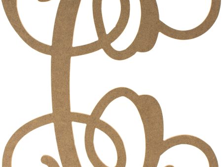 12  Wood Letter Vine Monogram: C Fashion