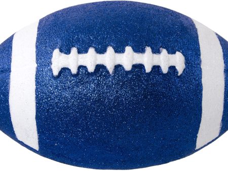 11  Football Accent: Metallic Glitter Blue & White Supply