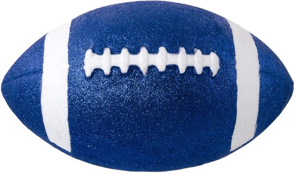 11  Football Accent: Metallic Glitter Blue & White Supply