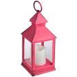 11  LED Lantern With Timer: Hot Pink Sale