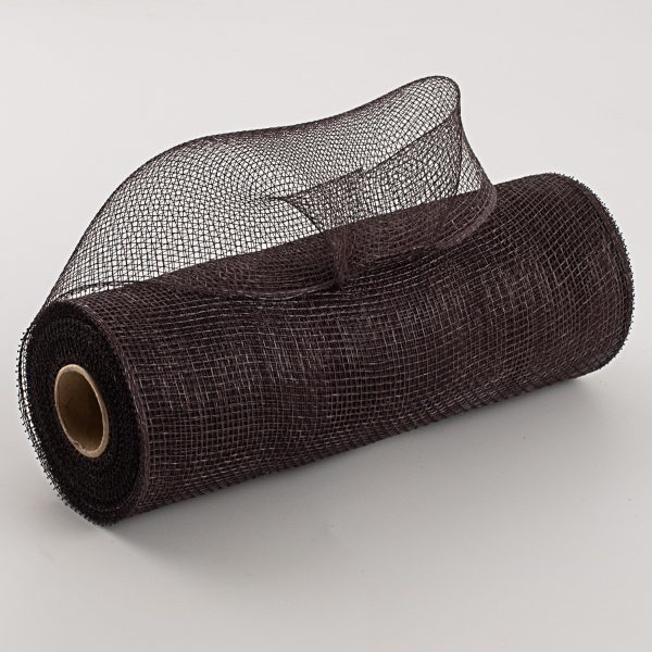 10  Poly Deco Mesh: Brown For Sale