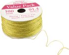 100 Yard Bowdabra Wire Roll: Gold For Sale