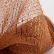 10  Poly Deco Mesh: Metallic Brown Copper For Discount