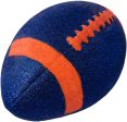 11  Football Accent: Metallic Glitter Blue & Orange Hot on Sale