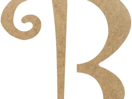 14  Decorative Wooden Curly Letter: B Online