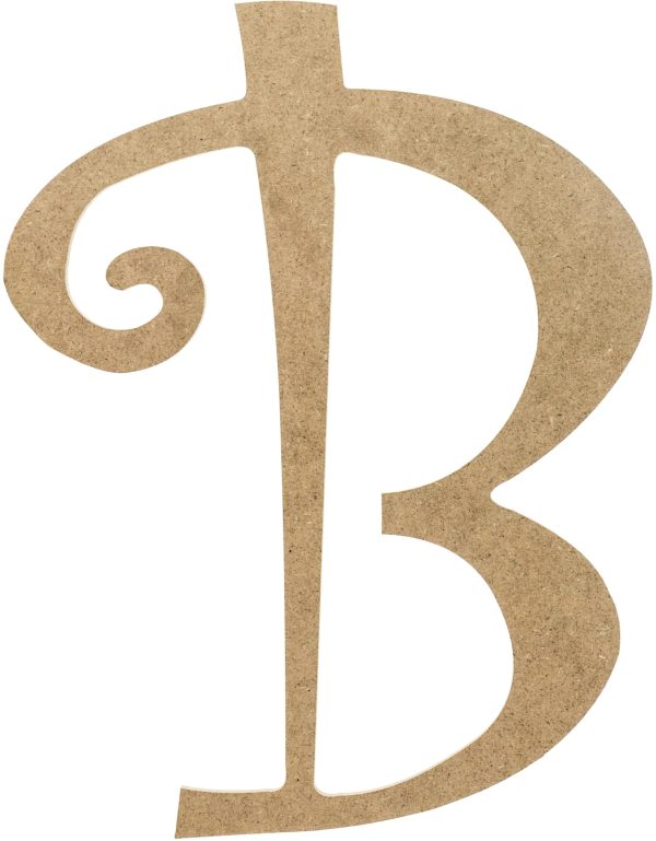 14  Decorative Wooden Curly Letter: B Online