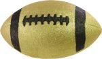 11  Football Accent: Metallic Glitter Gold & Black on Sale