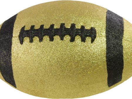 11  Football Accent: Metallic Glitter Gold & Black on Sale