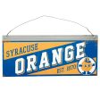 12x5 Collegiate Tin Sign: Syracuse Orange Online