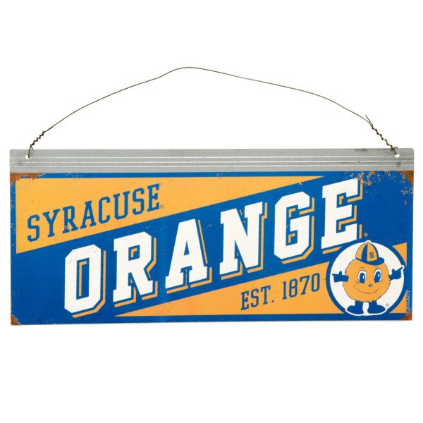 12x5 Collegiate Tin Sign: Syracuse Orange Online