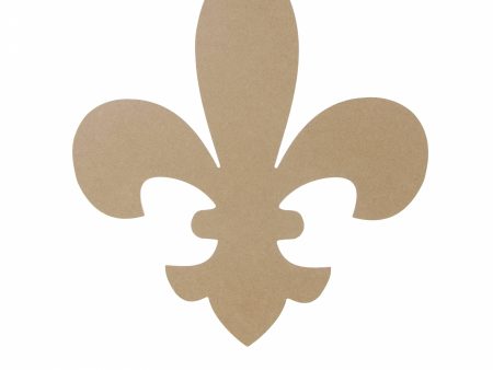 16  Wooden Fleur De Lis Decoration: Natural Online Sale