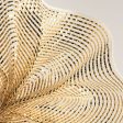 10  Poly Mesh Rolls: Deluxe Wide Cream With Gold Foil Fashion