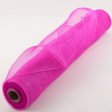 21  Poly Deco Mesh: Hot Pink on Sale