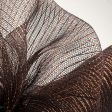 21  Poly Deco Mesh: Metallic Chocolate Fashion