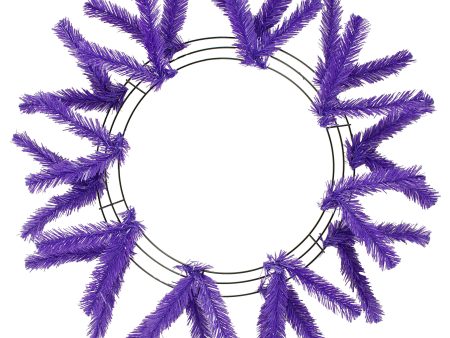 15-24  Work Wreath Form: Purple Hot on Sale