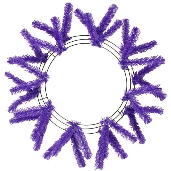 15-24  Work Wreath Form: Purple Hot on Sale