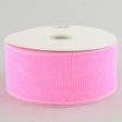 2.5  Poly Deco Mesh Ribbon: Light Pink Fashion