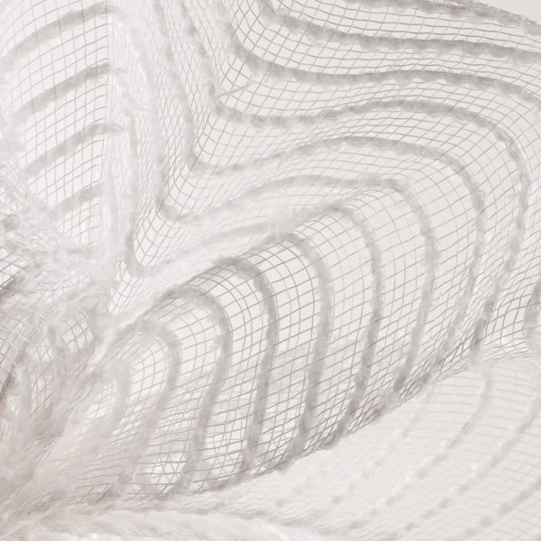 10  Snowdrift Deco Mesh: White Hot on Sale