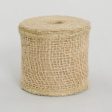 2.5  Loose Weave Burlap Fabric Ribbon: Natural (10 Yards) Hot on Sale