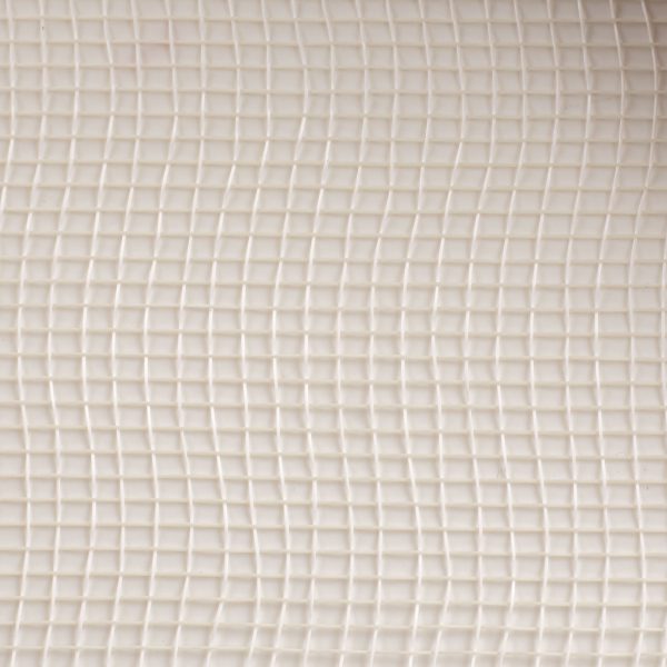 21  Poly Deco Mesh: 2-Tone Cream & White Supply