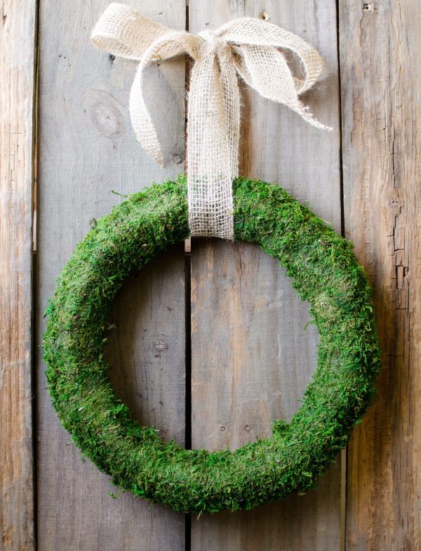 12  Green Moss Wreath Online Sale