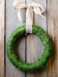 12  Green Moss Wreath Online Sale