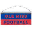 12x5 Collegiate Tin Sign: Ole Miss Football For Cheap