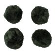 2  Black Pom Pom (Package of 4) Fashion