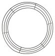 16-inch Wire Wreath Form: 4-Wire Black Sale