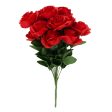 17  Colorfast Lillian Open Rose Bush (12): Red Discount