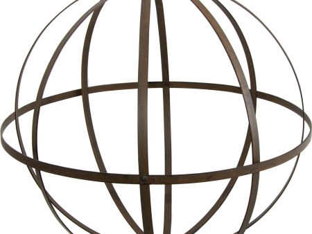 18  Wrought Iron Ball: Antique Rust Online Hot Sale